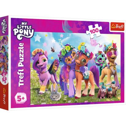 PUZZLE TREFL 100 MY LITTLE PONY PONEII AMUZANTI SuperHeroes ToysZone
