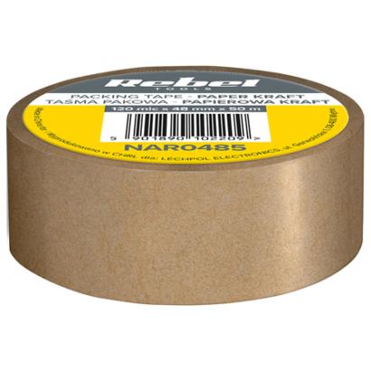 BANDA ADEZIVA AMBALARE KRAFT 120 MIC X 48MM X 50M REBEL EuroGoods Quality