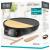 Aparat pentru Preparat Clatite, Diametru 30cm si Putere 1200W cu Spatula si Distribuitor Aluat