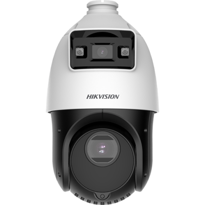 Camera de supraveghere  IP PTZ, TandemVu, DarkFighter si ColorVu,  4MP, lentila 2.8mm si 4.8~120mm, WL 30m, IR 100m, Audio, Alarma - HIKVISION DS-2SE4C425MWG-E14F0 SafetyGuard Surveillance
