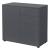 Comoda cu 2 Sertare si 2 Usi, Culoare Gri Inchis Mat Antracit, Dimensiuni 74x79x36 cm
