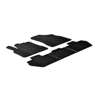 Set covorase auto din cauciuc Citroen Berlingo 09.2018-, Opel Combo E 09.2018-, Peugeot Rifter 09.2018-, (Passenger, fara scaun pasager mobil), Negru, Gledring, 4 buc. AutoDrive ProParts
