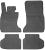 Set covorase auto din cauciuc BMW Seria 7 F01 2008-2015, Negru AutoDrive ProParts