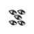 Set 5 lampi plafon LED culoare Galben 12V Cod: ST-945L-SA Automotive TrustedCars