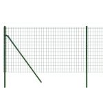Gard plasă de sârmă, verde, 0,8x25 m, oțel galvanizat GartenMobel Dekor