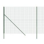 Gard plasă de sârmă, verde, 1,4x25 m, oțel galvanizat GartenMobel Dekor