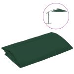 Pânză de schimb umbrelă de soare consolă, verde, 350 cm GartenMobel Dekor