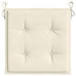 Perne scaune grădină 6 buc. crem 40x40x3 cm țesătură Oxford GartenMobel Dekor