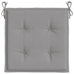 Perne scaune grădină 6 buc. gri 40x40x3 cm țesătură Oxford GartenMobel Dekor