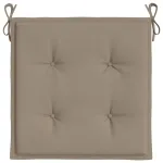 Perne scaune grădină 6 buc. gri taupe 50x50x3cm țesătură Oxford GartenMobel Dekor