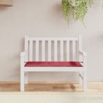 Pernă de bancă de grădină, roșu, 100x50x3 cm, textil oxford GartenMobel Dekor