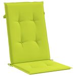 Perne scaun cu spătar înalt, 2 buc., verde, 120x50x3 cm, textil GartenMobel Dekor