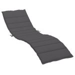 Pernă de șezlong, antracit, 200x50x3 cm, textil oxford GartenMobel Dekor