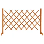 Gard cu zăbrele de grădină, portocaliu, 120x90 cm, lemn de brad GartenMobel Dekor