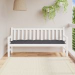 Pernă bancă de grădină, antracit, 180x50x7 cm, material oxford GartenMobel Dekor