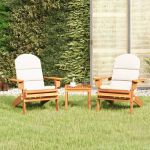 Set mobilier de grădină Adirondack, 3 piese, lemn masiv acacia GartenMobel Dekor