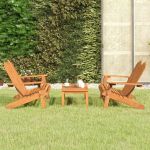 Set mobilier de grădină Adirondack, 3 piese, lemn masiv acacia GartenMobel Dekor