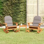 Set mobilier de grădină Adirondack, 3 piese, lemn masiv acacia GartenMobel Dekor