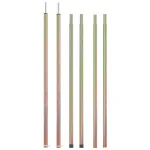 Stâlpi telescopici cort, 2 buc., lungime 170-255cm, oțel zincat GartenMobel Dekor