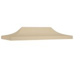 Acoperiș pentru cort de petrecere, bej, 6 x 3 m, 270 g/m²  GartenMobel Dekor