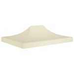 Acoperiș pentru cort de petrecere, crem, 4 x 3 m, 270 g/m² GartenMobel Dekor