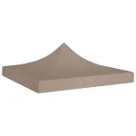 Acoperiș pentru cort de petrecere, gri taupe, 2 x 2 m, 270 g/m²  GartenMobel Dekor