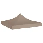 Acoperiș pentru cort de petrecere, gri taupe, 3x3 m, 270 g/m² GartenMobel Dekor