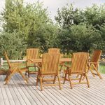 Set mobilier de grădină, 7 piese, lemn masiv de tec GartenMobel Dekor