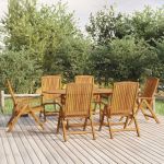 Set mobilier de grădină, 7 piese, lemn masiv de tec GartenMobel Dekor