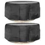 Huse mobilier de grădină, 2 buc., 10 ocheți, rotund, Ø230x90 cm GartenMobel Dekor