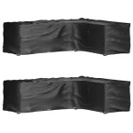 Huse mobilier grădină formă L, 2 buc., 18 ocheți, 285x220x80 cm GartenMobel Dekor