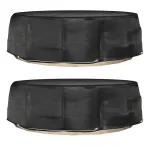 Huse mobilier tip insulă, 2 buc., 10 ocheți, rotund, Ø236x67 cm GartenMobel Dekor