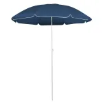 Umbrelă de soare de exterior, stâlp din oțel, albastru, 180 cm GartenMobel Dekor
