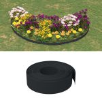 Borduri de grădină, 4 buc, negru, 10 m 15 cm, polietilenă GartenMobel Dekor