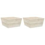 Mese de grădină, 2 buc., 60 x 60 x 30 cm, lemn de molid tratat GartenMobel Dekor