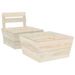 Set mobilier de grădină, 2 piese, lemn de molid tratat GartenMobel Dekor