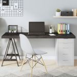 Blat de masă gri 160x40x(2-6) cm, lemn masiv stejar tratat GartenMobel Dekor