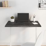Blat de masă gri închis 80x60x2 cm, lemn masiv de stejar tratat GartenMobel Dekor