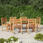 Set mobilier de grădină, 7 piese, lemn masiv de tec GartenMobel Dekor