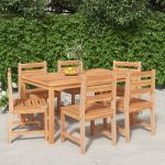 Set mobilier de grădină, 7 piese, lemn masiv de tec GartenMobel Dekor