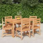 Set mobilier de grădină, 7 piese, lemn masiv de tec GartenMobel Dekor