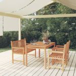 Set mobilier pentru grădină, 4 piese, lemn masiv de tec GartenMobel Dekor