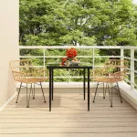 Set mobilier de grădină, 3 piese, poliratan GartenMobel Dekor