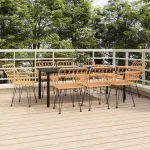 Set mobilier de grădină, 9 piese, poliratan GartenMobel Dekor