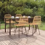 Set mobilier de grădină, 5 piese, poliratan GartenMobel Dekor