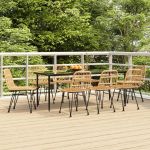 Set mobilier de grădină, 9 piese, poliratan GartenMobel Dekor