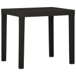 Masă de grădină, antracit, 79x65x72 cm, plastic GartenMobel Dekor
