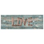 Covoraș bucătărie, lavabil, imprimeu Love, 60x300 cm GartenMobel Dekor