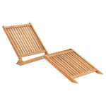 Șezlong, lemn masiv de tec GartenMobel Dekor