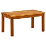 Măsuță de cafea de grădină, 70x40x36 cm, lemn masiv acacia GartenMobel Dekor